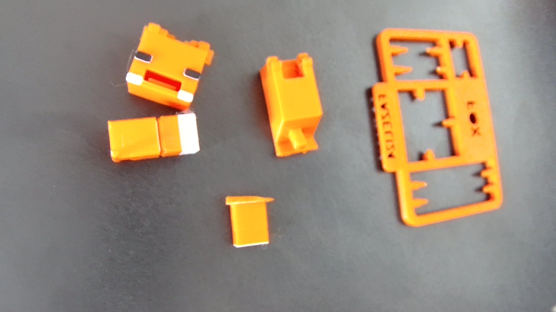 Pieces out of card