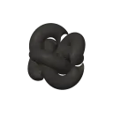 Infinite Foldagon Knot